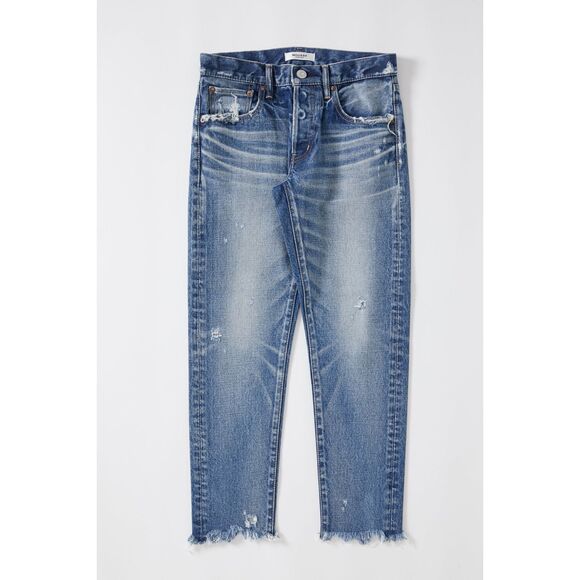 Moussy Vintage Keller Tapered Jean, Medium Blue Wash, Size 28, 025ESC11-2370
